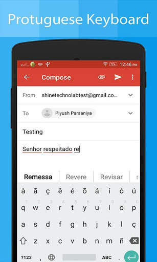 Portuguese Keyboard and Translator screenshot 5