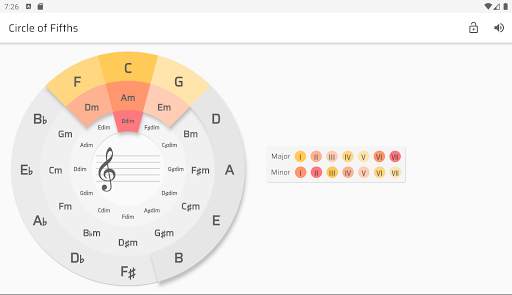 Circle of Fifths [Free, No ads] screenshot 6