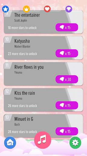 perfect pink tiles:cat piano-magic kids-music song screenshot 1