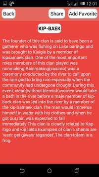 Kalenjin clans(ortinwek) screenshot 4