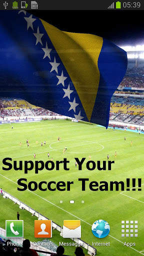 Bosnia Flag Live Wallpaper screenshot 1
