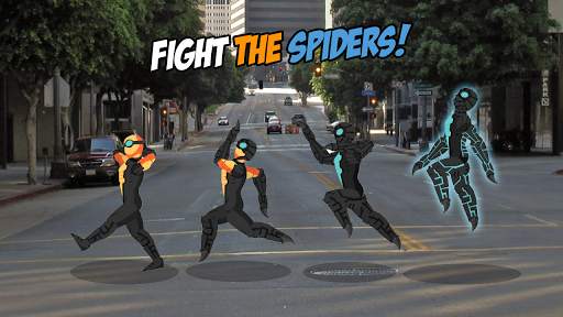 Spider Cyborg vs X-Wolf Street Fight screenshot 5