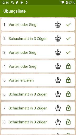 Italienische Eröffnung mit weiß. Stück Lite screenshot 2
