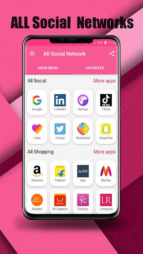 All social media in one app screenshot 1