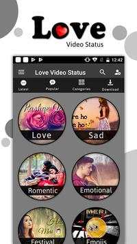 Love Video Status for Whatsapp screenshot 1