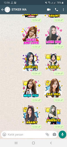 Sticker WA Twice Korean Girl Group WAStickerApps screenshot 4