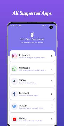 Video Downloader for all social media 2020 screenshot 1