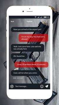 Gun SMS Message - Free Theme for iMessenger screenshot 3