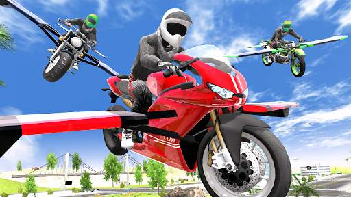 Flying Motorbike Simulator screenshot 6