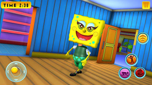 Scary Sponge Neighbor 3D - Secret Escape Games screenshot 1