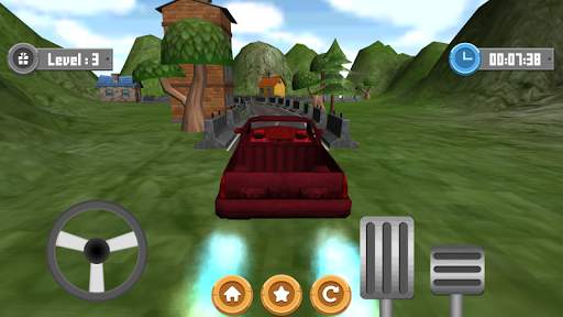 3D Truck parcheggio Eccitato screenshot 1