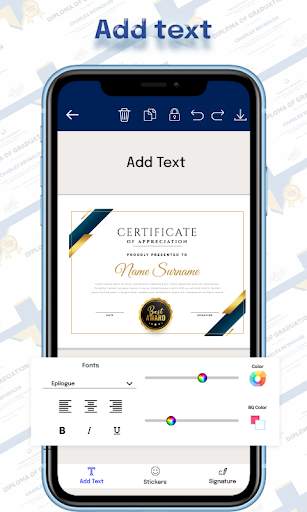 Certificate Maker and creator screenshot 3
