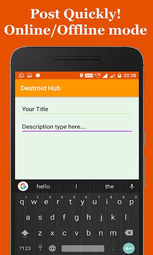 Destroid Hub Messenger screenshot 4