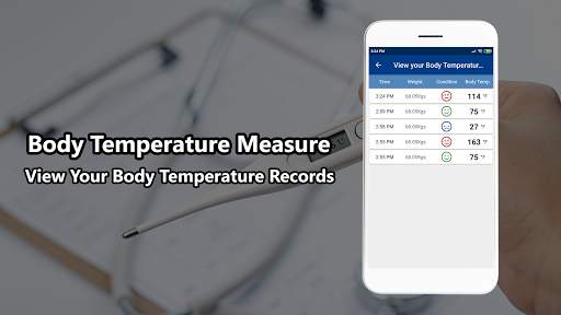 Body Temperature Meassure Checker App 4 تصوير الشاشة