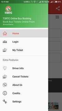 TSRTC Online Bus Booking App screenshot 1
