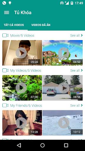 Khóa & Ẩn Video screenshot 2