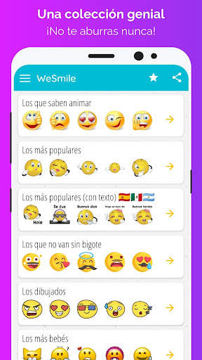 WeSmile Smileys. WASticker screenshot 4