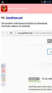 guide  vedio downloader screenshot 2