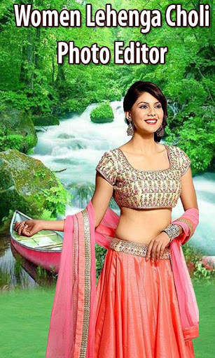 Women Lehenga Choli Photo Editor screenshot 4