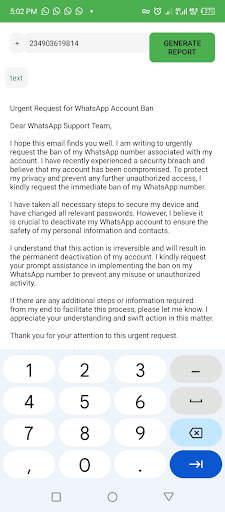 WhatsApp Unbanned screenshot 2