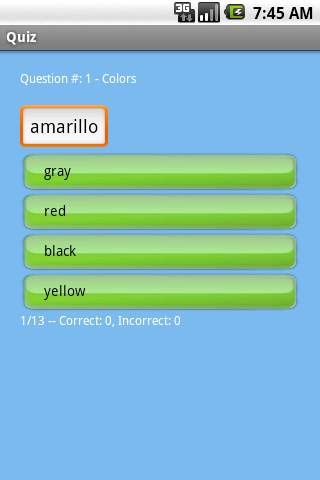 Spanish Trainer - Lite screenshot 3