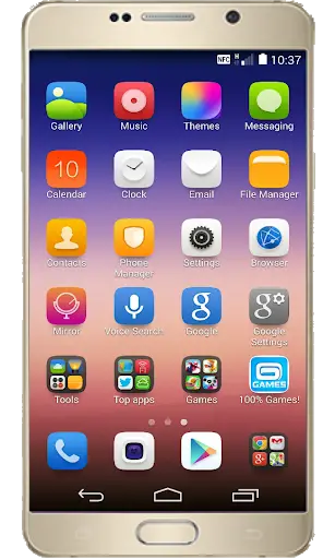 Launcher for iPhone 7 скриншот 1