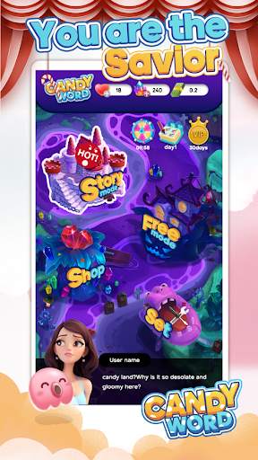 Candy Word: Crossword Game screenshot 3