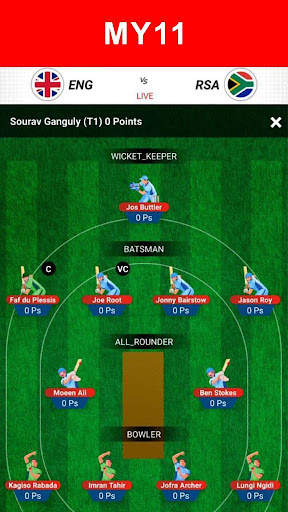 My11 Team - My 11 Circle App Download for Fantasy 1 تصوير الشاشة