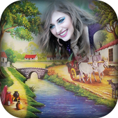 Village Collage Photo Frame أيقونة
