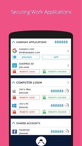 SAASPASS Authenticator 2FA App screenshot 7