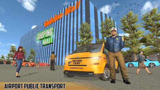 Real Taxi Airport City Driving-New car games 2020 screenshot 3