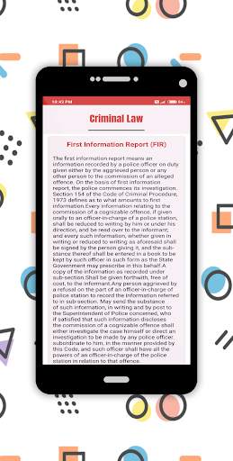 Indian Constitution Law's, Indian law and acts screenshot 3