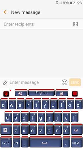 Oceanic Blue Keyboard screenshot 1