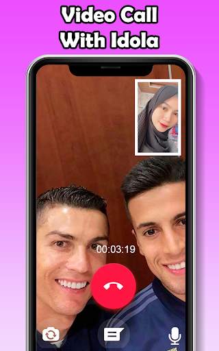 Fake Call Ronaldo Simulator screenshot 4