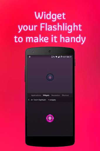 Clock Torch Flashlight Widgets screenshot 3