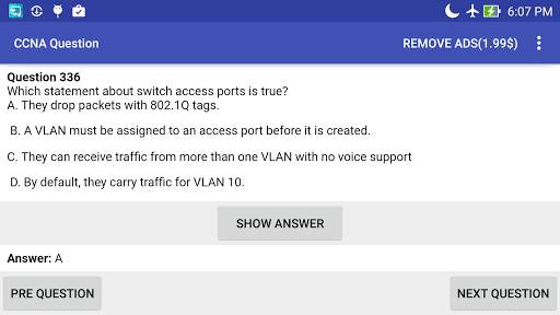 CCNA Question & Answer screenshot 4