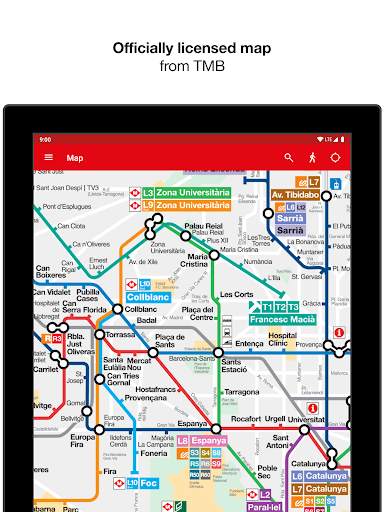 Barcelona Metro - TMB map and route planner screenshot 13