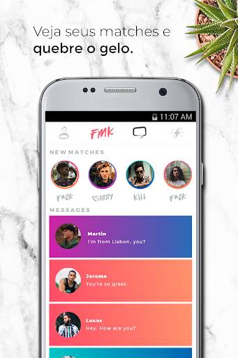 F* Marry Kill - Novo Aplicativo de Encontros screenshot 4