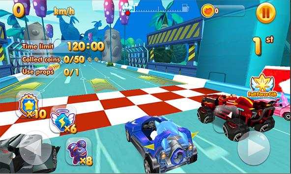 Super Racing Soni Adventure dash скриншот 1