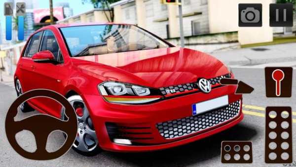 Car Driving Simulator Volkswagen screenshot 1