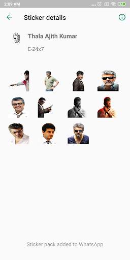 Ajith - Stickers for Whatsapp screenshot 5