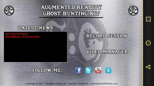 SG ARK - Video Ghost Hunting Kit screenshot 1