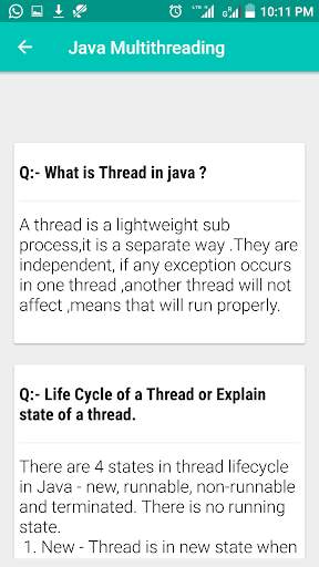 Java Interview Questions and Answers скриншот 5