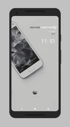 Achromatic KWGT screenshot 2