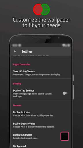 Crypto Bubbles Live Wallpaper screenshot 6