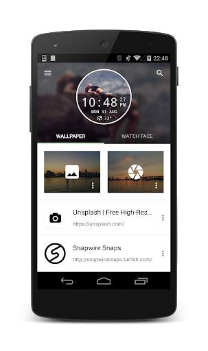 Universal Wallpaper Watch Face screenshot 2