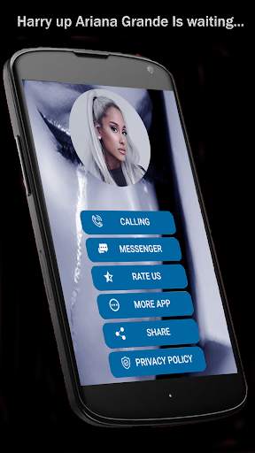 Video Call Ariana Grande Live screenshot 1