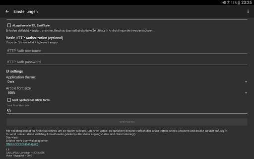wallabag screenshot 12