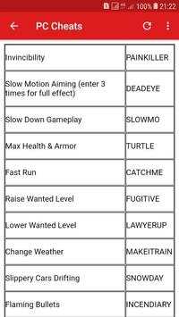 Cheats GTA V New Codes Free screenshot 4