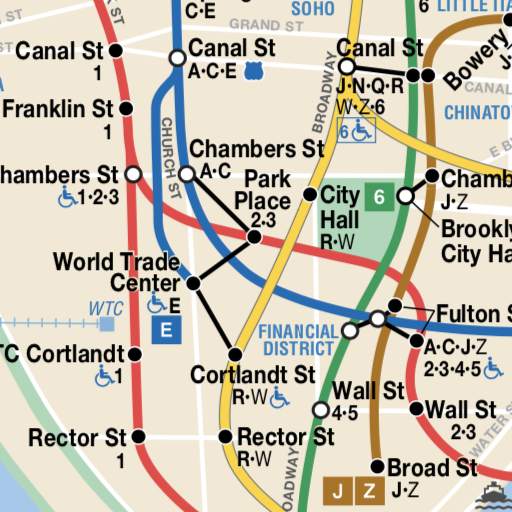 Map of NYC Subway - Offline MTA 2.1.1